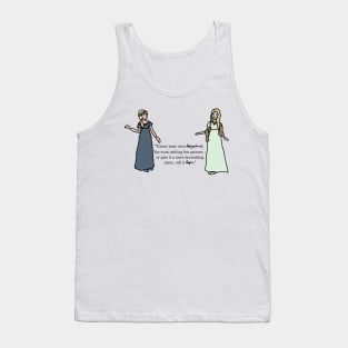 Sense, Sensibility, Happiness, Hope Tank Top